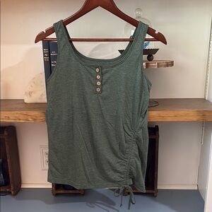 Green Sleeveless Top